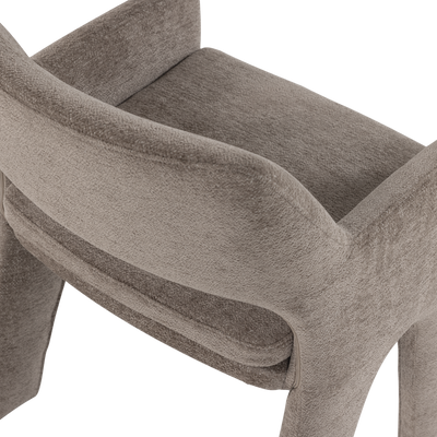 vtwonen BIGFOOT Matstol i Chenille Mullvad [FSC]