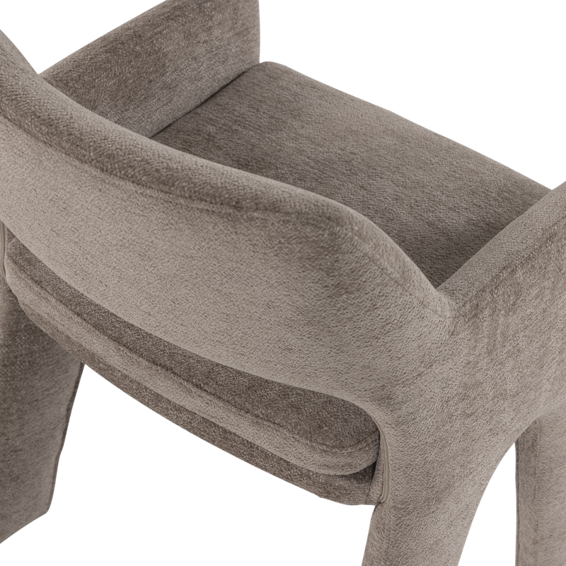 vtwonen BIGFOOT Matstol i Chenille Mullvad [FSC]