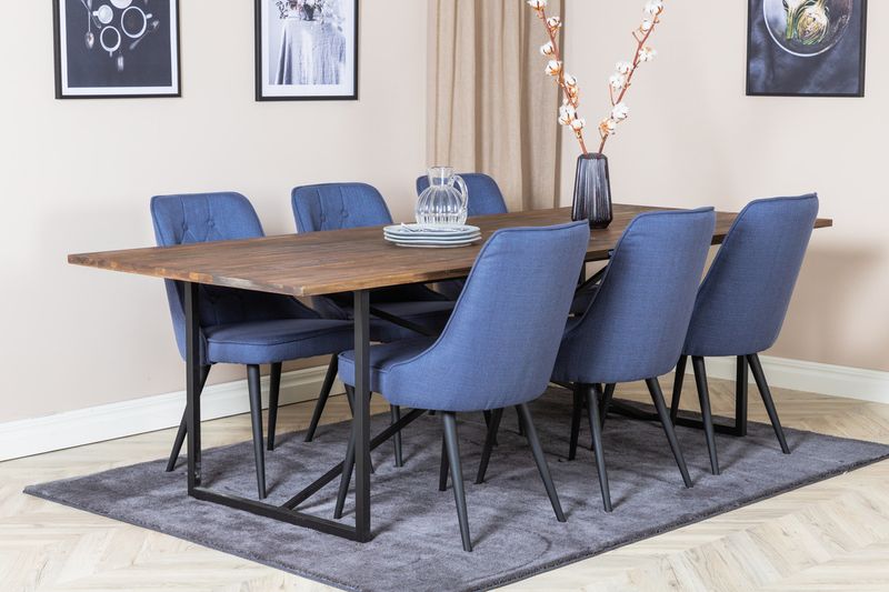 Venture Home Padang,Velvet Deluxe Rektangulär Matgrupp