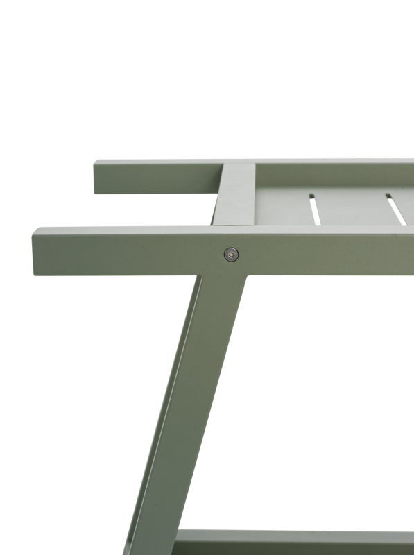 Brafab Samvaro serveringsvagn Dusty Green