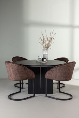 Venture Home Matgrupp Matilda med Stolar Evening