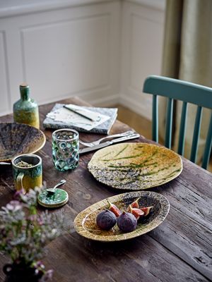 Creative Collection Larken Tallrik, Svart, Stengods - 6-pack