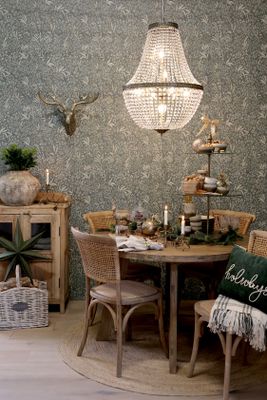 Chiq Antique Versailles Fransk Ljuskrona med Glasprismor