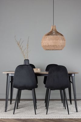 Venture Home Matgrupp Tempe med 4st matstolar Polar