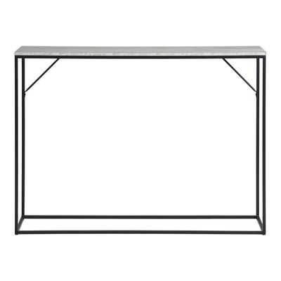 House Nordic Vita Konsolbord Svart/Natur 110x26x80 cm