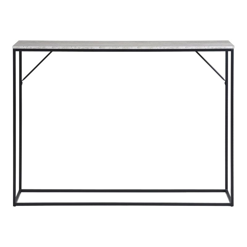 House Nordic Vita Konsolbord Svart/Natur 110x26x80 cm