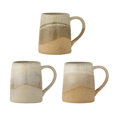Creative Collection Soleia Mugg, Brun, Stengods - 6-pack