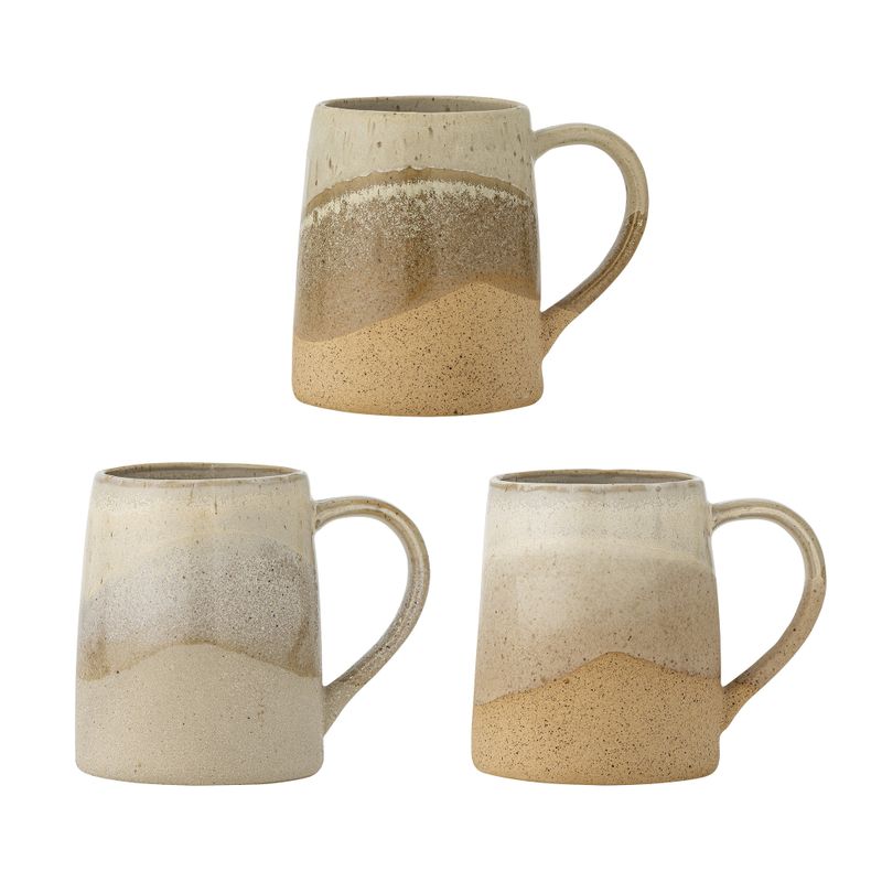 Creative Collection Soleia Mugg, Brun, Stengods - 6-pack
