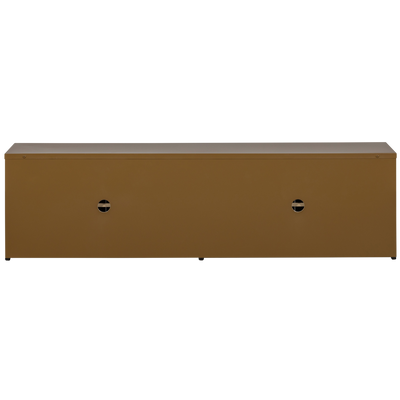 WOOOD LEVEL TV-bänk i Metall, Honungsgul 44x160 cm