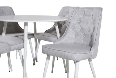Venture Home Matgrupp Plaza med stolarna Velvet Deluxe