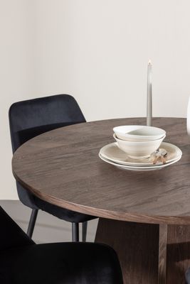 Venture Home Bootcut Matbord med Night Matstol