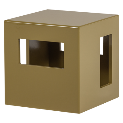 vtwonen Modern Sidobord i MDF Trä med Högglans, Honungsgult