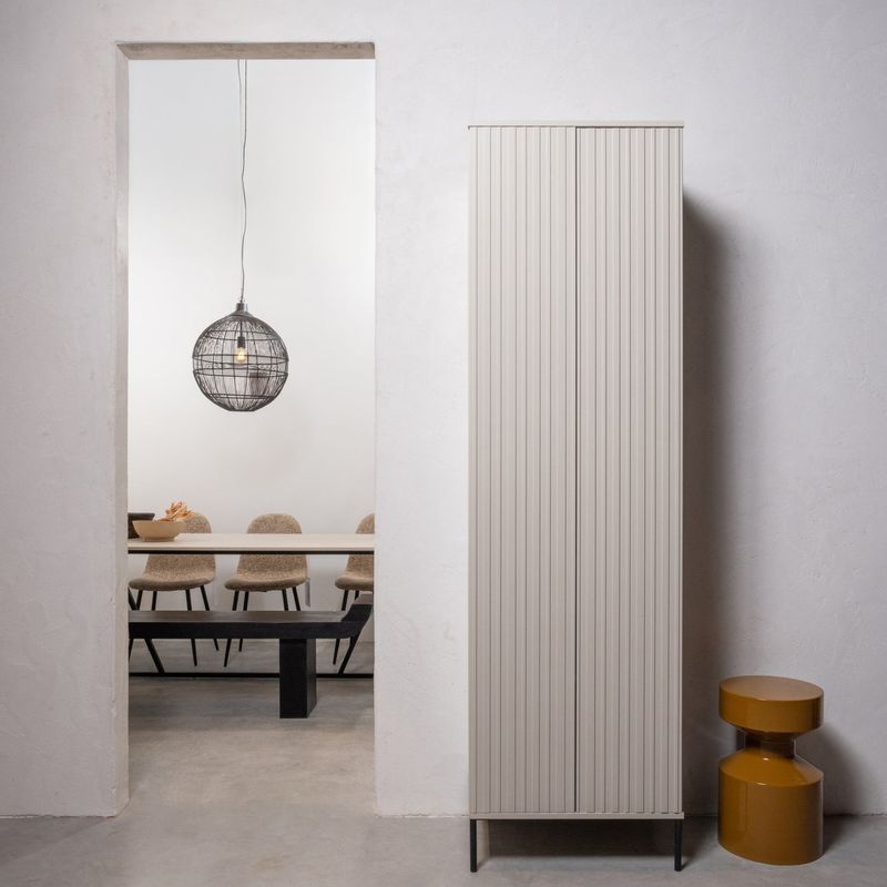 WOOOD FERRY Sidobord i Metall, Honungsgul