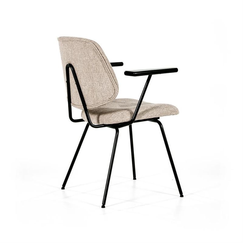 Eleonora Stol Lynn med Armstöd - Beige Fletcher