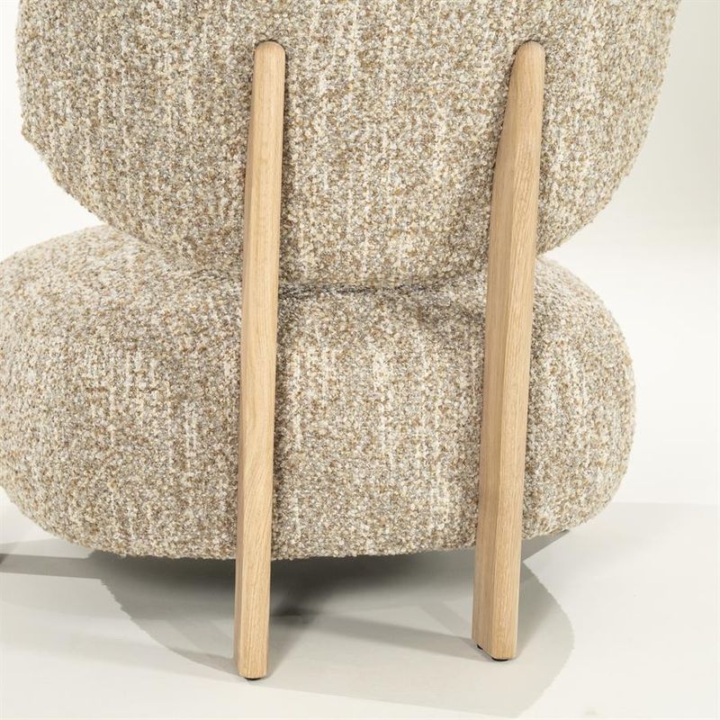 Eleonora Fåtölj Reza Natur - Beige Bay