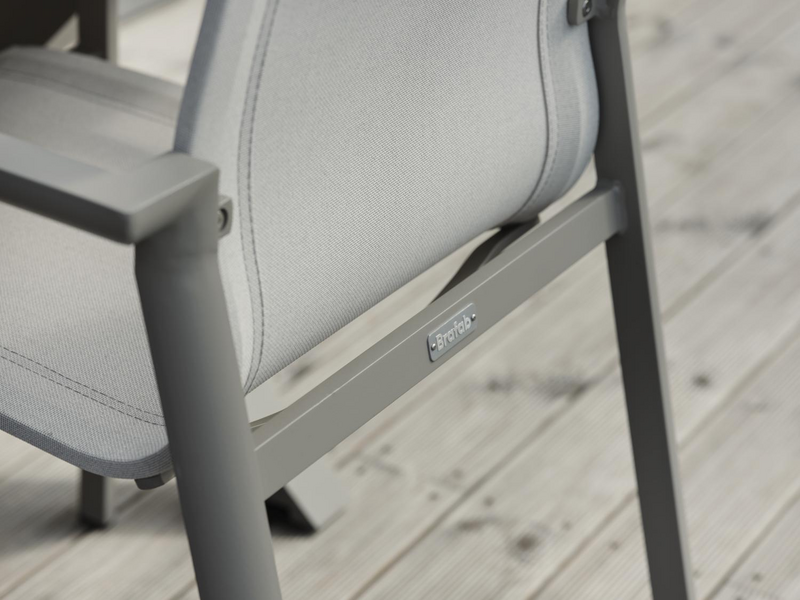 Brafab Delia Stapelstol Khaki/Textilene