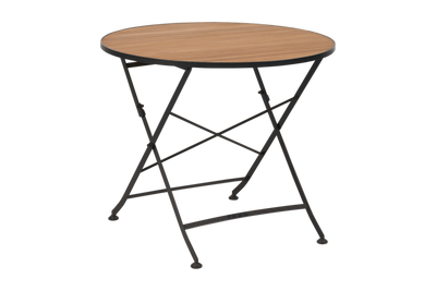 Brafab Brewer bord Ø 85 cm Svart / Teak