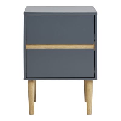 House Nordic Bisley Sidobord Mörkgrå