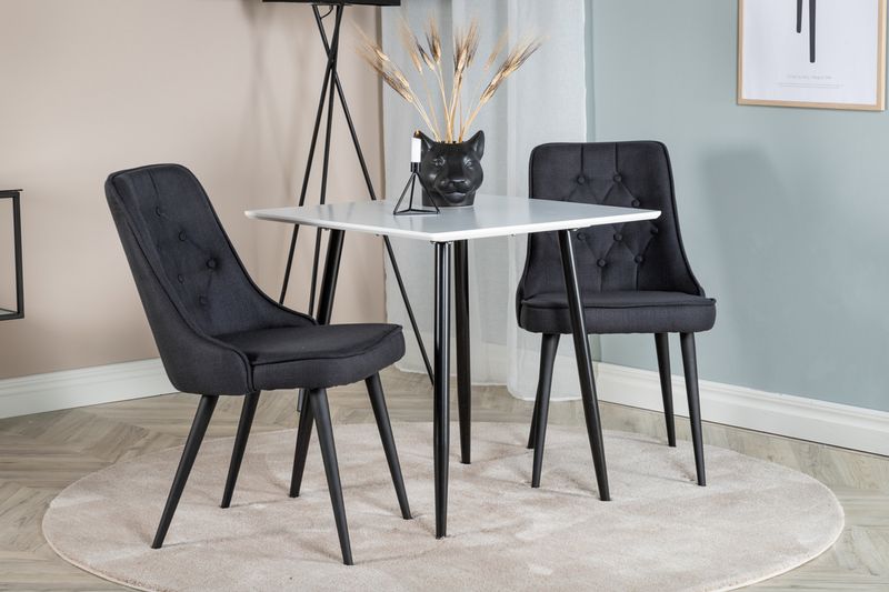 Venture Home Velvet Deluxe Matstol 2-pack