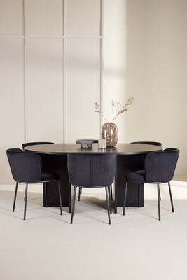 Venture Home Matbord Strada med Edina Stol