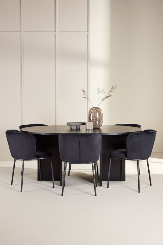 Venture Home Matbord Strada med Edina Stol