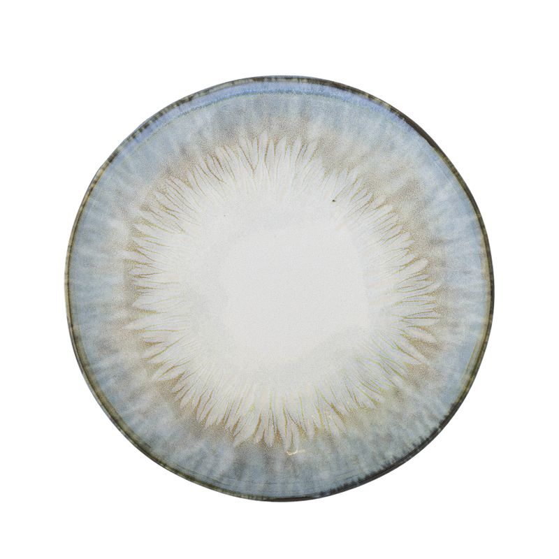 Bloomingville Calen Tallrik, Blå, Stengods 18 cm 6-pack