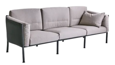 Brafab Delux Soffa Teddy Beige/Svart