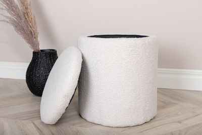 Venture Home Limpen Puff - Sittpuff i Teddy