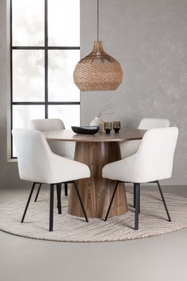 Venture Home Matgrupp Lanzo med Stolar Rosie