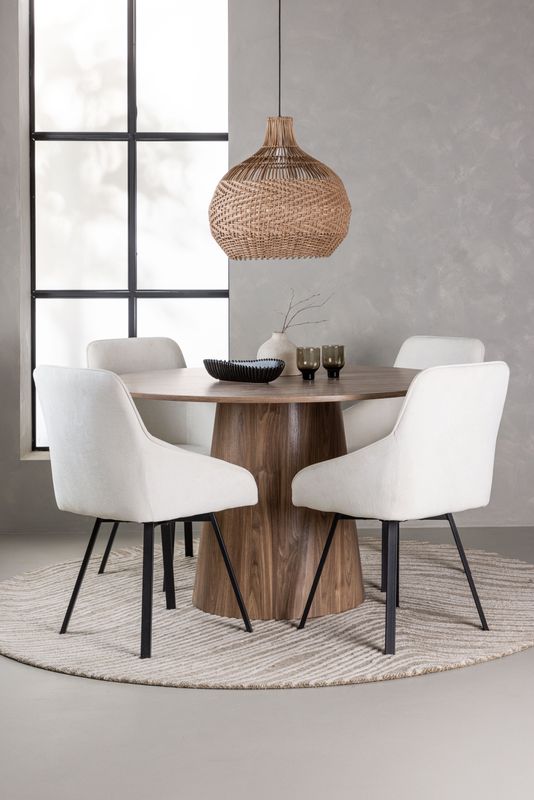 Venture Home Matgrupp Lanzo med Stolar Rosie