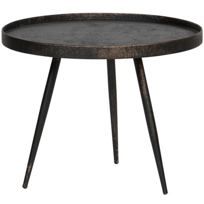 WOOOD Bounds Sidobord L Trä/Metall Antik Guld 44x58 cm 2 st