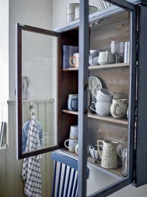 Bloomingville Hazem Skåp, Blå, Granträ