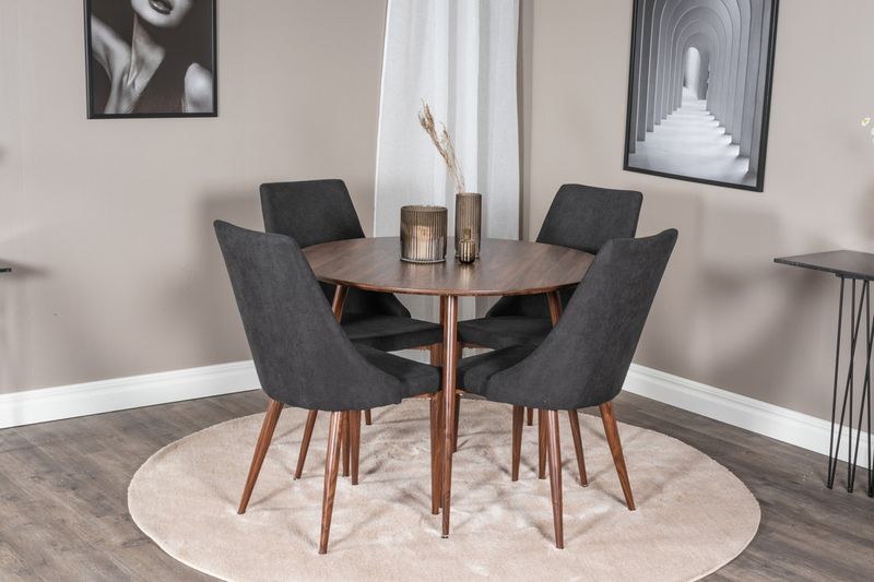 Venture Home Matgrupp Plaza med stolarna Leone