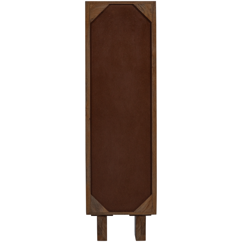 WOOOD KELLA Vitrinskåp i Mangoträ Brun