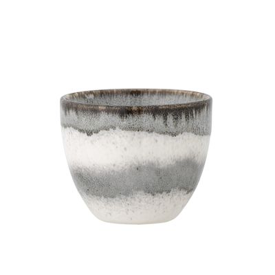 Bloomingville Paula Kopp, Grå, Stengods 8 cm 6-pack