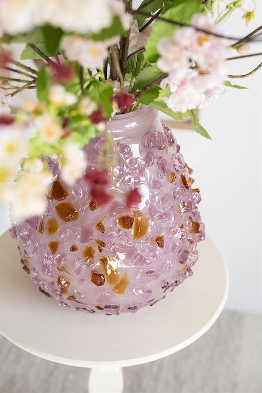 By Boo Quartz 2 Orange Glasvas