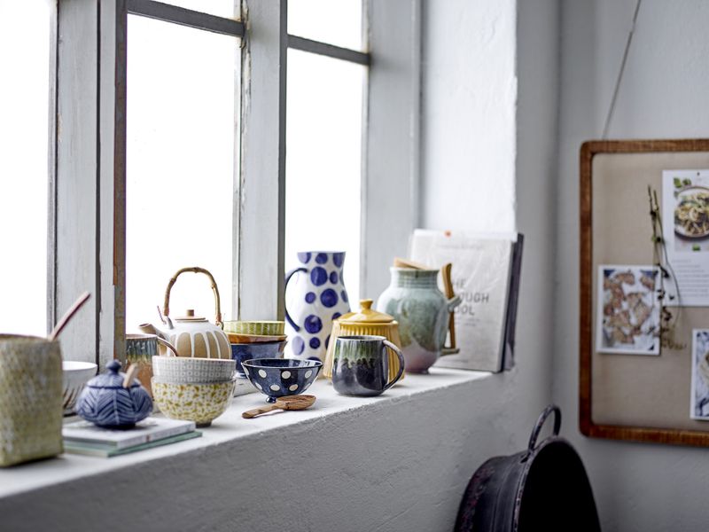 Creative Collection Camellia Skål, Blå, Porcelain - 12-pack