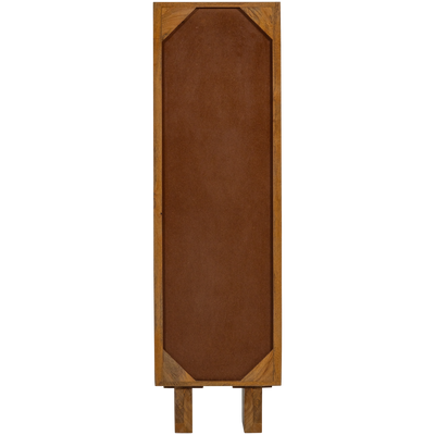 WOOOD Kella Vitrinskåp En Dörr Mango Natur