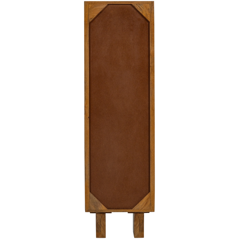 WOOOD Kella Vitrinskåp En Dörr Mango Natur