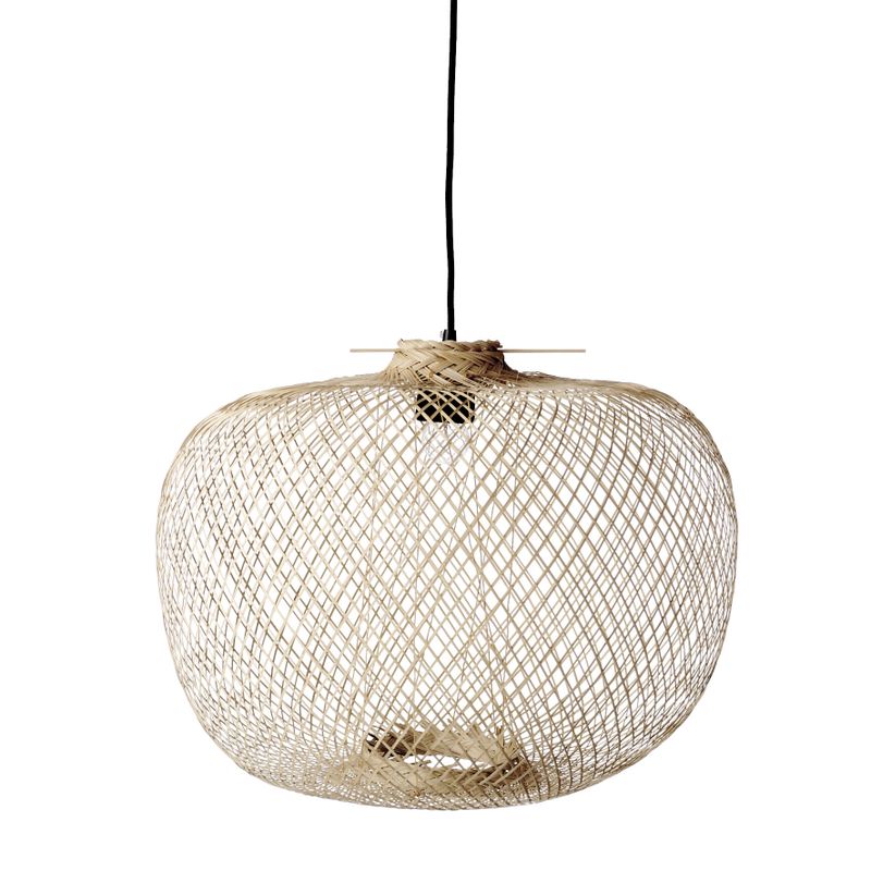 Bloomingville Rodi Taklampa, Natur, Bambu, Ø42xH30 cm