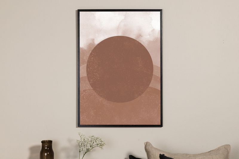 Venture Home Soft shades Poster Brun