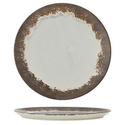 Bloomingville Paula Tallrik, Brun, Stengods - 8-pack