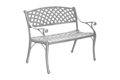 Brafab Arras 2-sitssoffa aluminium