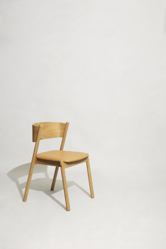 Hübsch Oblique Matstol Natur ek