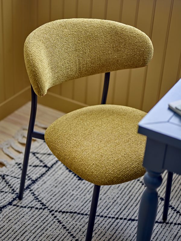Bloomingville Manal Matstol, Gul, FSC®100% Plywood, L60xH79xW55 cm