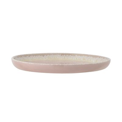 Bloomingville Louisa Tallrik, Rose, Stengods - 6-pack