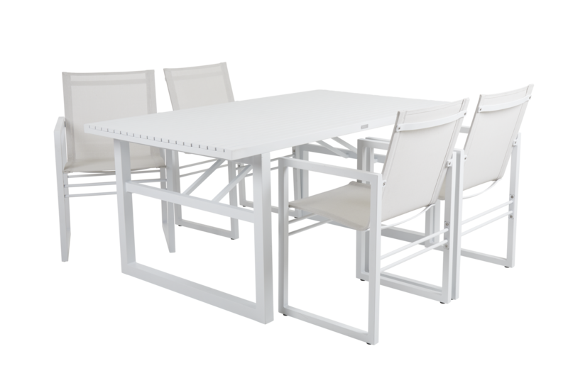 Brafab Vevi Matbord 90x160 cm Vit