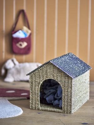 Bloomingville Fredie Korg med Lock, Natur, Sjögräs