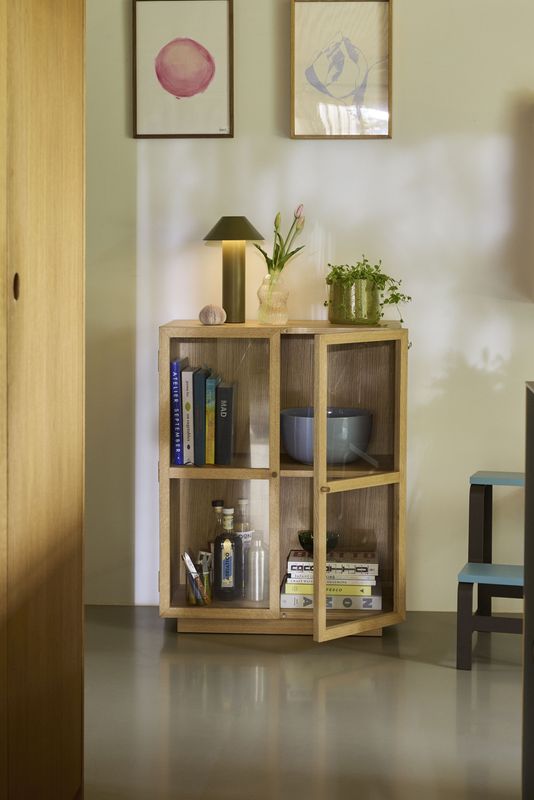 Hübsch Mae skåp natur 70x39xH90 cm