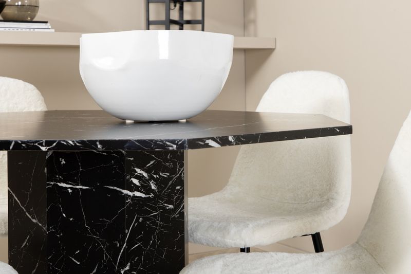 Venture Home Matgrupp Marbs med stolarna Polar